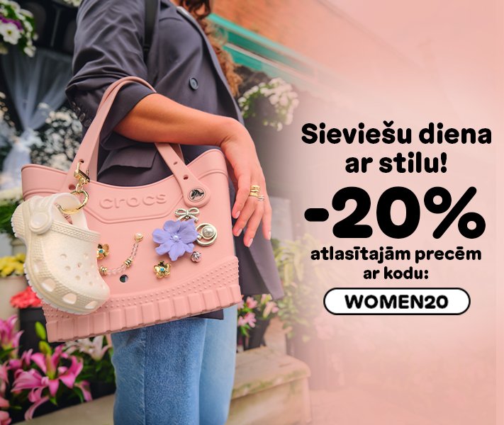 Sievie&scaron;u dienas piedāvājums: atlasītam Crocs sortimentam -20% ar kodu WOMEN20. Apavi, sandales, somas un aksesuāri. Iepērcies tagad!